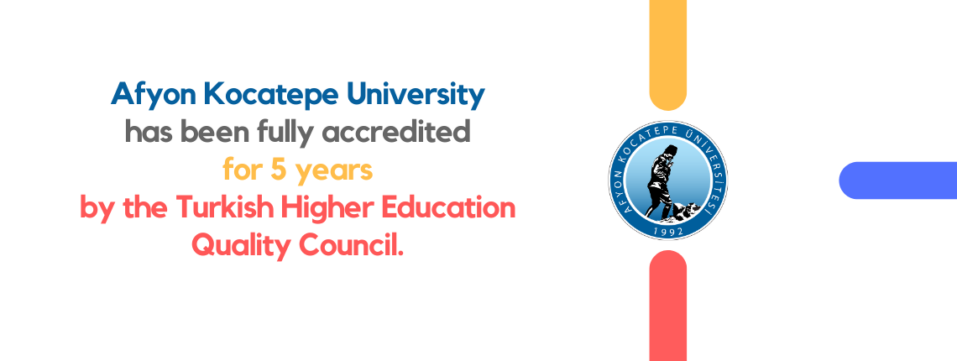 Full Accreditation to Afyon Kocatepe University by YÖKAK